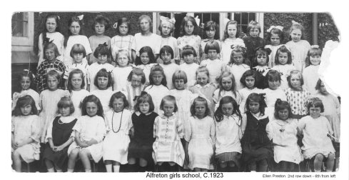 ALFRETON GIRLS SCHOOL circa 1923